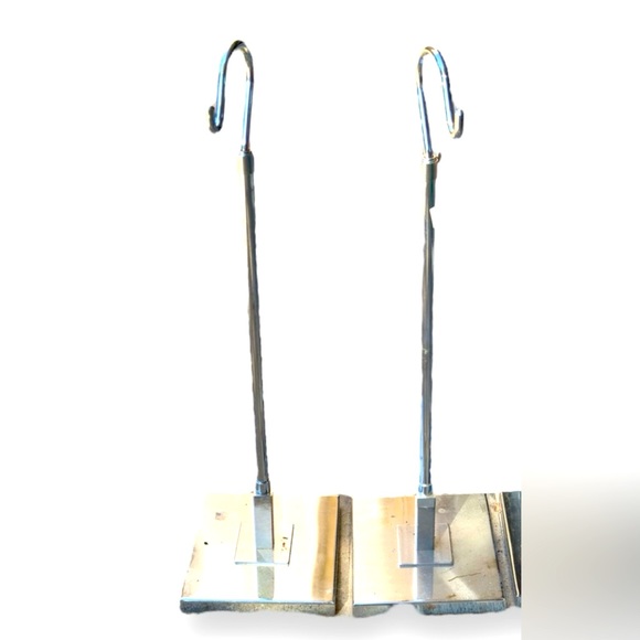 BOUTIQUE DISPLAY Shepherds Hook Countertop Clothing Stand Clothes Chrome Silver - Picture 2 of 13